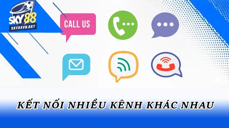 Kết nối nhiều kênh khác nhau Kết nối nhiều kênh khác nhau