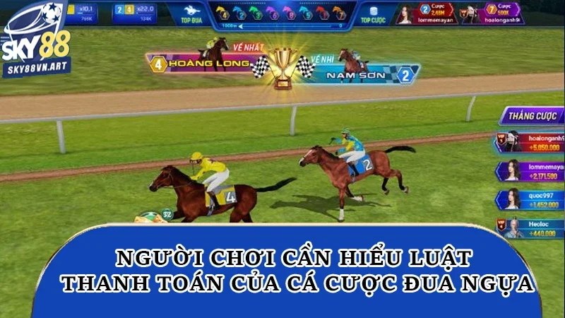 Người chơi cần hiểu luật thanh toán của cá cược đua ngựa Người chơi cần hiểu luật thanh toán của cá cược đua ngựa