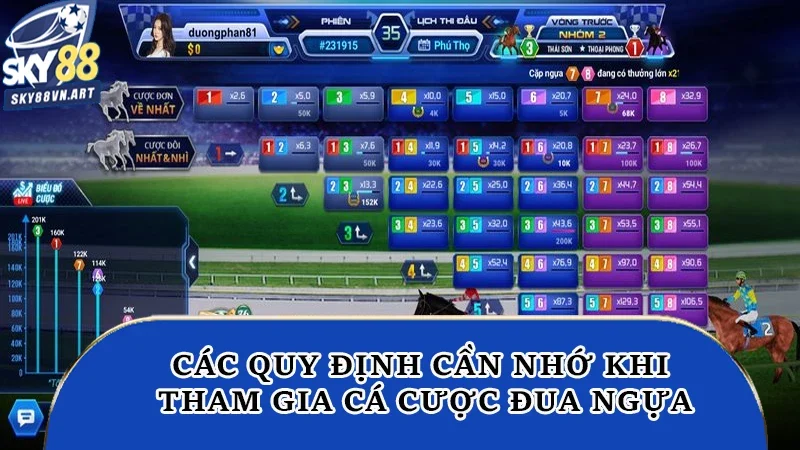 Các quy định cần nhớ khi tham gia cá cược đua ngựa Các quy định cần nhớ khi tham gia cá cược đua ngựa